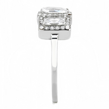 DA322 - Stainless Steel Ring No Plating Women AAA Grade CZ Clear