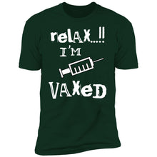 Vaccination T-shirt/white Lettering