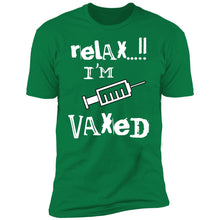 Vaccination T-shirt/white Lettering