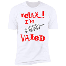Vaccination T-shirt/red Lettering