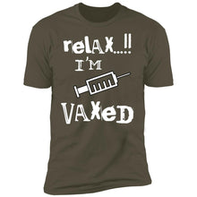 Vaccination T-shirt/white Lettering