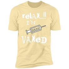 Vaccination T-shirt/white Lettering