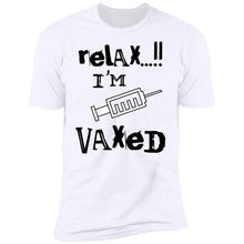 Vaccination T-shirt/black Lettering
