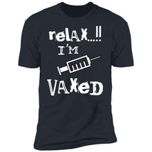Vaccination T-shirt/white Lettering