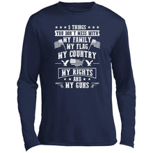 Family flag & country Long Sleeve Performance Tee