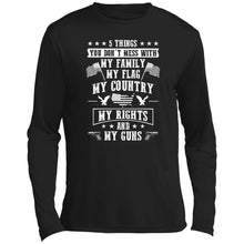 Family flag & country Long Sleeve Performance Tee
