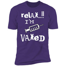 Vaccination T-shirt/white Lettering