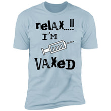 Vaccination T-shirt/black Lettering