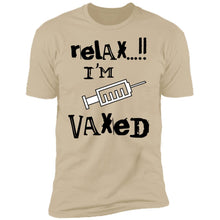 Vaccination T-shirt/black Lettering