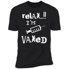 Vaccination T-shirt/white Lettering