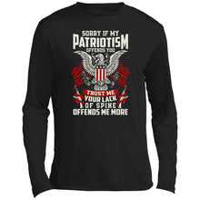 Sorry Patriotic Long Sleeve Performance Tee