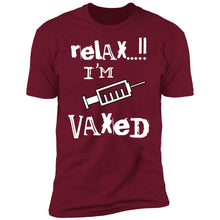 Vaccination T-shirt/white Lettering