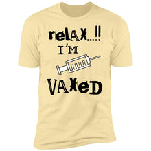 Vaccination T-shirt/black Lettering