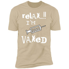 Vaccination T-shirt/white Lettering