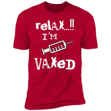 Vaccination T-shirt/white Lettering