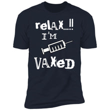 Vaccination T-shirt/white Lettering