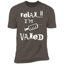 Vaccination T-shirt/white Lettering