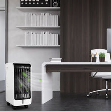 110V Portable Cooling Evaporative Fan with 3-Speed and 8H Timer Function