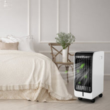 110V Portable Cooling Evaporative Fan with 3-Speed and 8H Timer Function