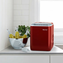 44 lbs Portable Countertop Ice Maker Machine with Scoop-Silver