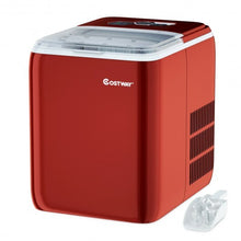 44 lbs Portable Countertop Ice Maker Machine with Scoop-Silver