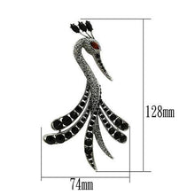 LO2393 - White Metal Brooches Imitation Rhodium Women Top Grade Crystal Multi Color