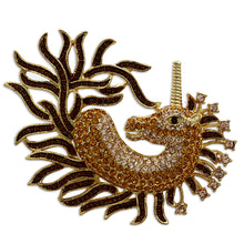 LO2405 - White Metal Brooches Gold Women Top Grade Crystal Multi Color