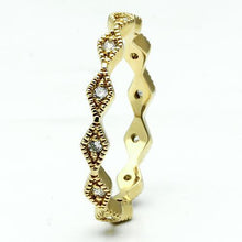 LO2477 - Brass Ring Gold Women AAA Grade CZ Clear