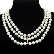 LO2644 - Brass Necklace Gold Women Semi-Precious Jet