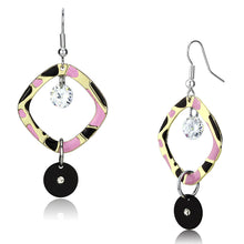 LO2711 - Iron Earrings Special Color Women AAA Grade CZ Clear