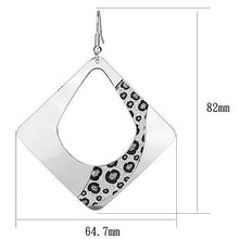LO2718 - Iron Earrings Rhodium Women No Stone No Stone