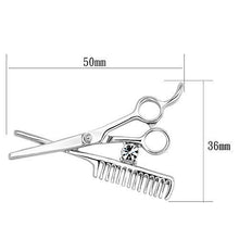 LO2767 - White Metal Brooches Imitation Rhodium Women Top Grade Crystal Clear