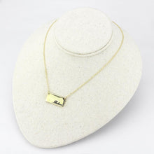 LO4700 - Flash Gold Brass Necklace with Top Grade Crystal  in Clear