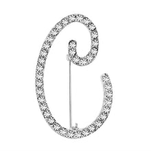 LOA1361 - Brass Brooches Rhodium Women Top Grade Crystal Clear