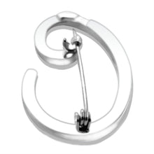LOA1361 - Brass Brooches Rhodium Women Top Grade Crystal Clear