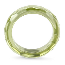 LOS082 - Stone Ring N/A Women AAA Grade CZ Olivine color