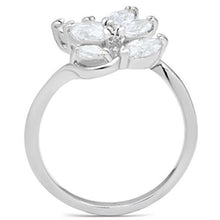 SS034 - 925 Sterling Silver Ring Silver Women AAA Grade CZ Clear