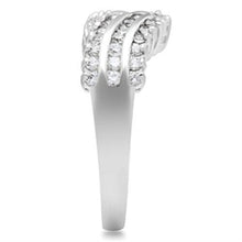 SS051 - 925 Sterling Silver Ring Silver Women AAA Grade CZ Clear