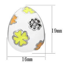 TK1043 - Stainless Steel Earrings High polished (no plating) Women Top Grade Crystal Clear