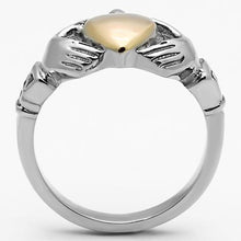 TK1156 - Stainless Steel Ring Two-Tone IP Rose Gold Women No Stone No Stone
