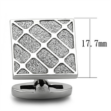 TK1252 - Stainless Steel Cufflink High polished (no plating) Men No Stone No Stone