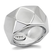 TK142 - Stainless Steel Ring High polished (no plating) Women No Stone No Stone