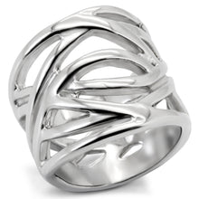 TK144 - Stainless Steel Ring High polished (no plating) Women No Stone No Stone