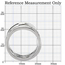 TK144 - Stainless Steel Ring High polished (no plating) Women No Stone No Stone
