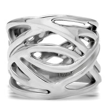 TK144 - Stainless Steel Ring High polished (no plating) Women No Stone No Stone