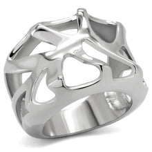 TK146 - Stainless Steel Ring High polished (no plating) Women No Stone No Stone