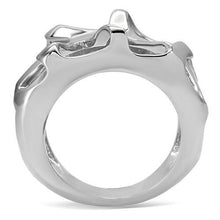 TK146 - Stainless Steel Ring High polished (no plating) Women No Stone No Stone