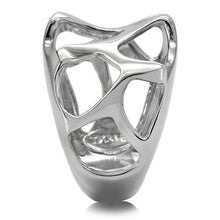TK146 - Stainless Steel Ring High polished (no plating) Women No Stone No Stone