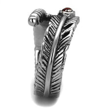 TK1967 - Stainless Steel Ring High polished (no plating) Men Top Grade Crystal Siam