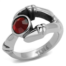 TK1970 - Stainless Steel Ring High polished (no plating) Men Top Grade Crystal Siam